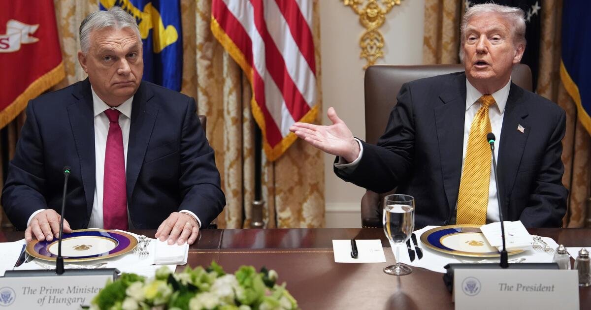 Trump sopesa la solicitud de Hungría de exención de las sanciones energéticas rusas