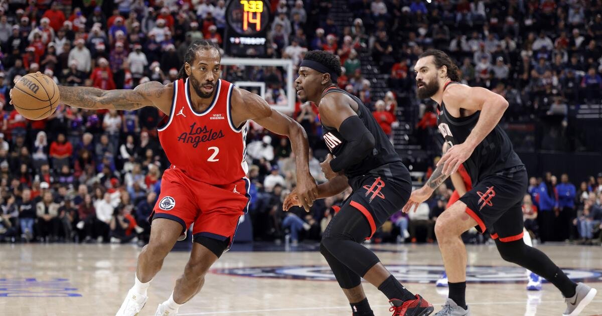 Kawhi Leonard anota 41 puntos, el máximo de la temporada, en la victoria de los Clippers sobre los Rockets