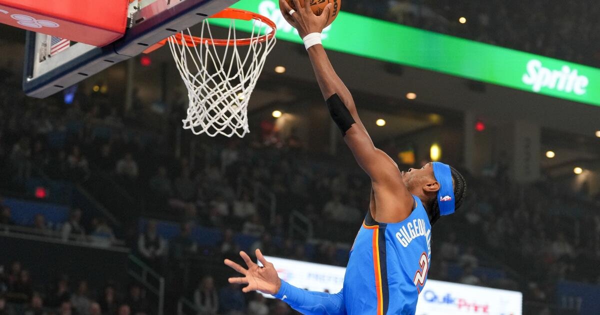 Shai Gilgeous-Alexander vuelve a perseguir a los Clippers en su derrota ante el Thunder