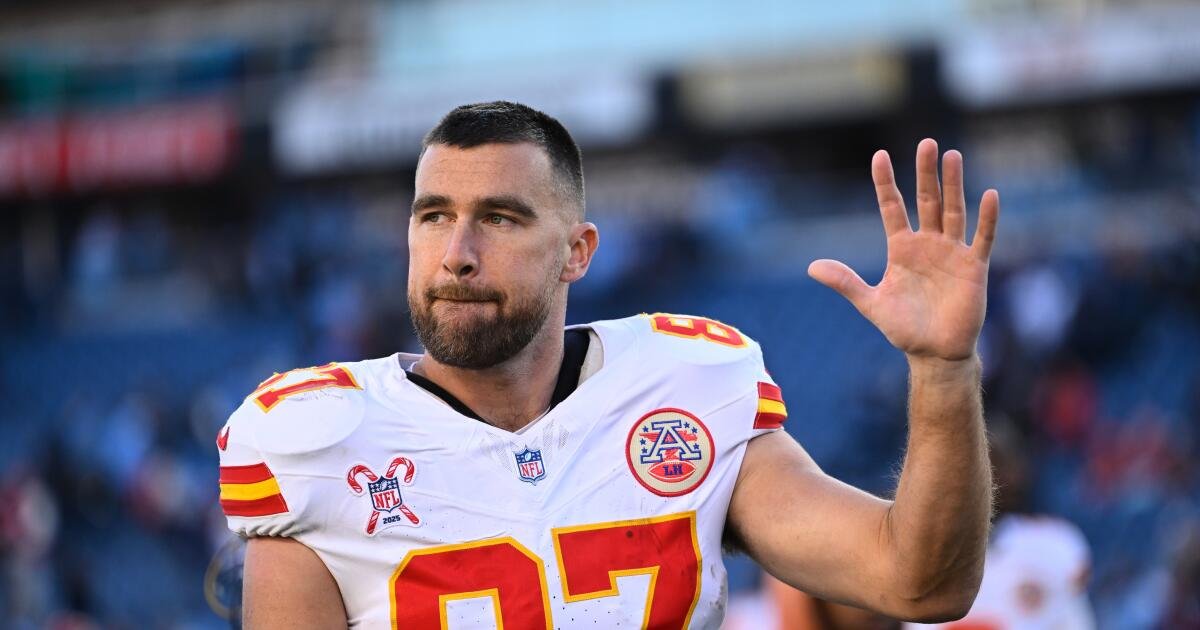 Travis Kelce puede jugar su último partido en casa con los Chiefs durante una Navidad agridulce