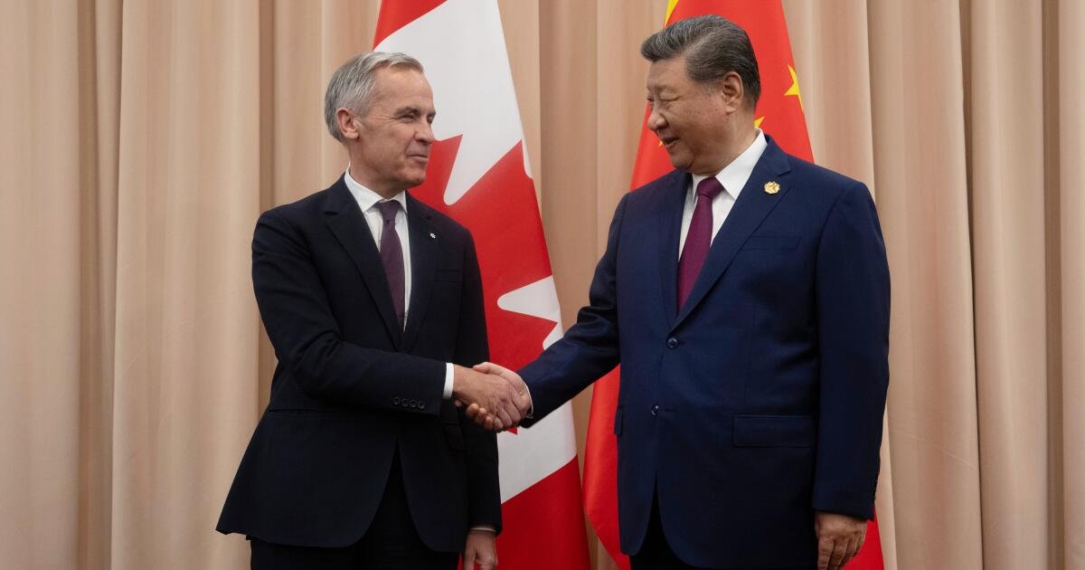 Mientras Canadá intenta reducir su dependencia de EE.UU., su líder visitará China para reconstruir lazos