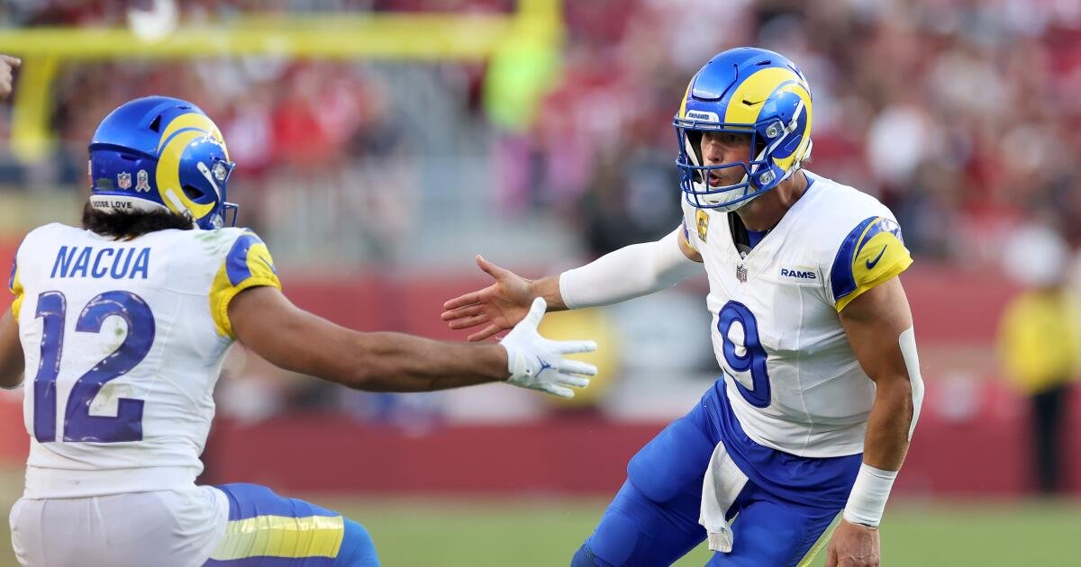 Las estrellas de los Rams, Matthew Stafford y Puka Nacua, elegidos All-Pro del primer equipo