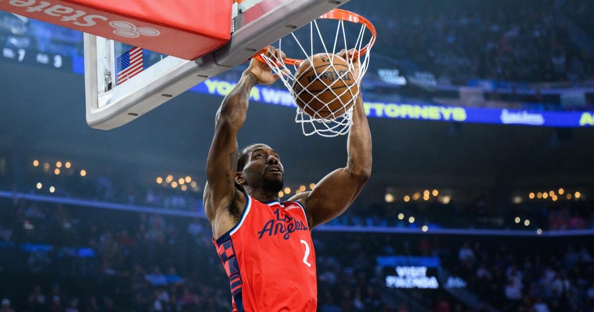 Kawhi Leonard anota 45 puntos para llevar a los Clippers a su sexta victoria consecutiva